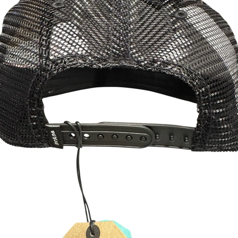 Prana Journeyman Flat Brim Trucker‎ Hat NWT Nomad Climber Mesh Gray Sustainable